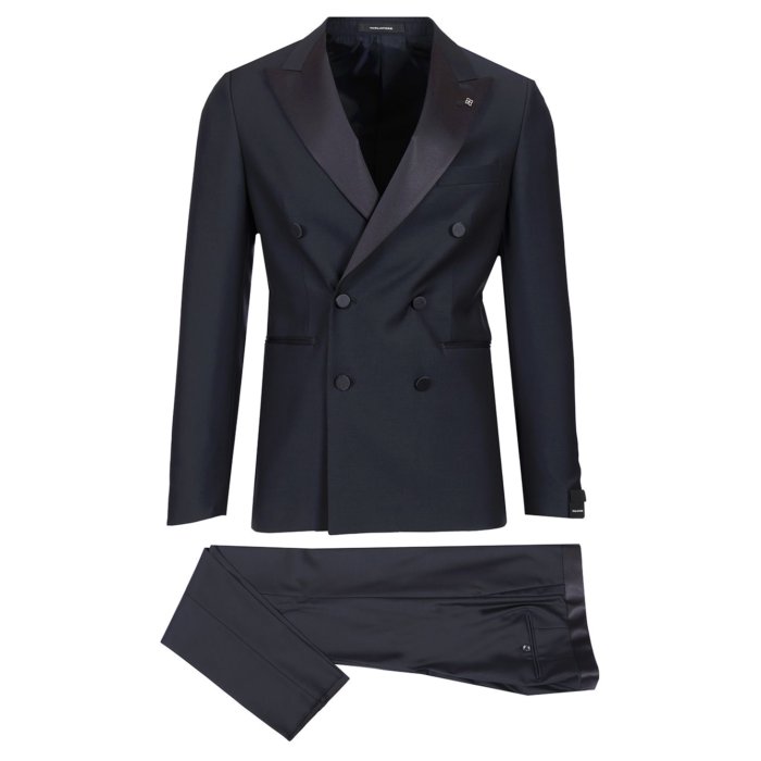 タリアトーレ TAGLIATORE "Bruce" tuxedo in super 130s wool SFBR10A01060007B1230 Men スーツ・ジャケット Blue 46 48 50 52 54 42 44 56 58 60 62 64 【送料無料・関税込】