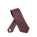 フェラガモ FERRAGAMO Gancini Bicolor Jacquard Tie 351281784558005 Men ネクタイ Bordeaux IT0 【送料無料・関税込】