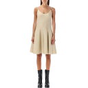 ヴェルサーチェ VERSACE Dresses ウィメンズ ウェア トップス ワンピース・ドレス・オールインワン LIGHT SAND GOLD 40 42 女...