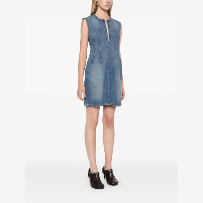 ステラ マッカートニー Stella McCartney Denim Mini Dress 6D03303SQH004233 Women ワンピース・ドレス・オールインワン Blue XS M 【送料無料・関税込】