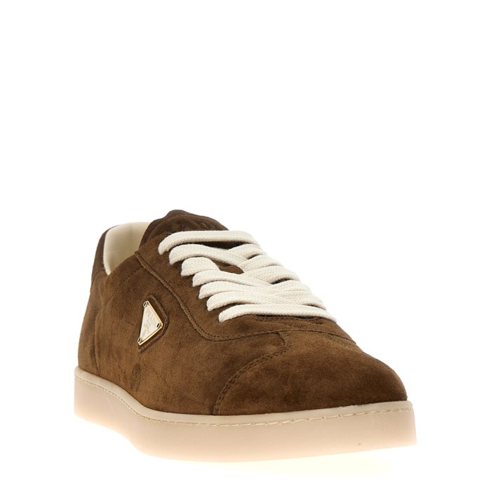 Prada プラダ メンズ スニーカー 2EE394054F0E2Q 'Lane' sneakers Brown 10 11 7 8 8.5 9 9.5 5 6 6.5 7.5 【送料無料・関税込】