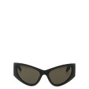 バレンシアガ Balenciaga 'Led frame' sunglasses 751474T00031000 Women サングラス・アイウェア Black onesize 【送料無料・関税込】(4)