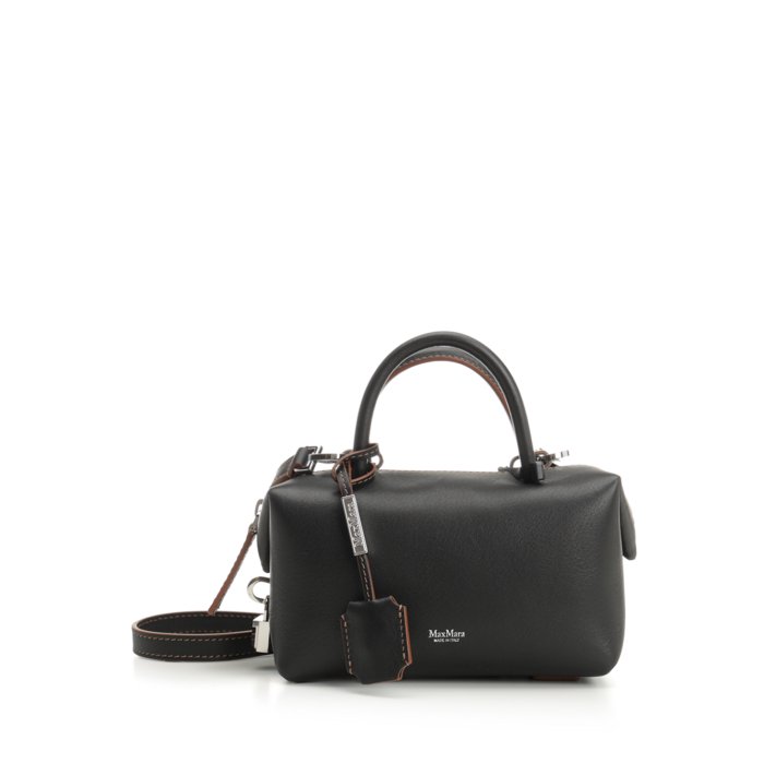Max Mara マックスマーラ レディース ハンドバッグ・ショルダーバッグ 2524516141600177005 Small satchel bag Black IT0 【送料無料・関税込】のサムネイル