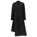 Y-3 ワイスリー レディース ワンピース・ドレス・オールインワン JV5840BLACK Asymmetrical dress Black L M S XS ...