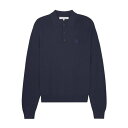 メゾンキツネ Maison Kitsune Polo Shirt メンズ ウェア トップス ポロシャツ Blue 2XL M 男性 MM00211KT1036P...
