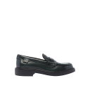トッズ Tod's Leather Loafers ウィメンズ シューズ ローファー Green 40 38.5 37.5 37 36 女性 XXW20L0IM...