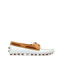 トッズ Tod's Flat shoes White ウィメンズ シューズ ローファー White 36 37 37.5 38 38.5 39 40 36.5 ...