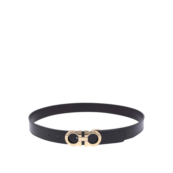 フェラガモ FERRAGAMO Gancini Belt メンズ アクセサリー ベルト・サスペンダー Black 100 90 95 105 110 男性 586940675542NERO 【送料無料・関税込】