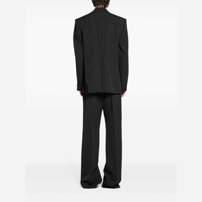 バレンシアガ Balenciaga Balenciaga Jackets Black 773330TNT391000 Men スーツ・ジャケット Blacks and greys S 【送料無料・関税込】