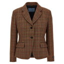 プラダ Prada Prince of Wales blazer P582OESOOO15GCF0011 Women スーツ・ジャケット Multicolor ...