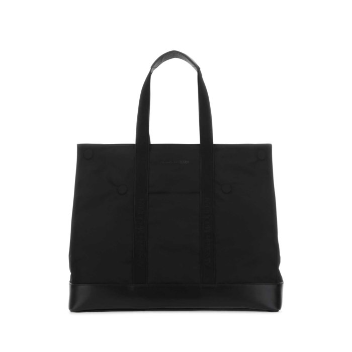 【楽天ブラックフライデー最大80%OFF+P2倍~】Alexander McQUEEN アレキサンダー・マックイーン メンズ ハンドバッグ・ショルダーバッグ 6831131AAE71000 Black fabric shopping bag Black onesize 【送料無料・関税込】