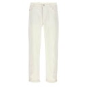 【楽天スーパーセール 最大75%OFF+P2倍】Brunello Cucinelli ブルネロ・クチネリ メンズ ジーンズ M277PD3210C7210 Traditional fit jeans White IT46 IT48 IT50 IT52 IT54 IT56 56 48 54 50 52 46 【送料無料・関税込】