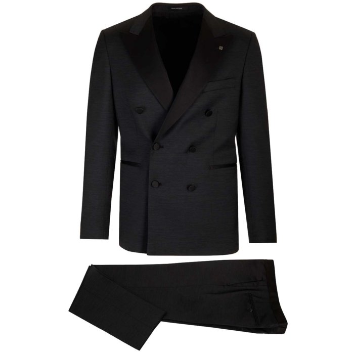 タリアトーレ TAGLIATORE Double-breasted suit SFBR10A01LIS550027U24E222N1261 Men スーツ・ジャケット Black IT48 IT52 IT42 IT44 IT46 IT50 IT54 IT56 IT58 IT60 IT62 IT64 【送料無料・関税込】