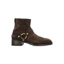 トムフォード TOM FORD Tom Ford Flat shoes Brown J1400LCL046X1B070 Men ブーツ Brown 7 8 9 ...