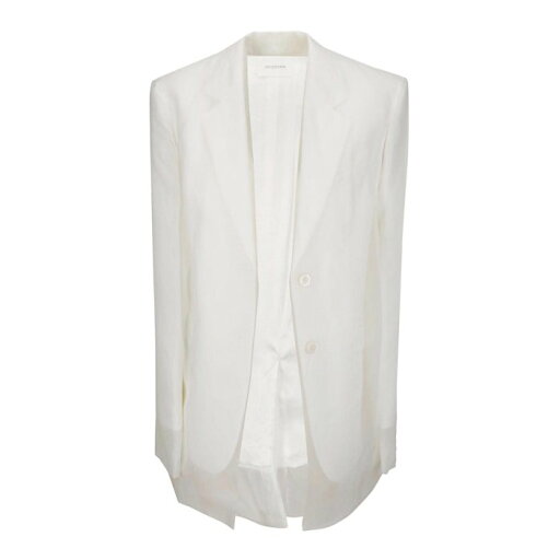 スポーツマックス Sportmax White single-breasted double layer jacket 24120410536E15 Women スーツ・ジャケット White 40 【送料無料・関税込】 スポーツマックス Sportmax White single-breasted double layer jacket 24120410536E15 Women スーツ・ジャケット White 40 【送料無料・関税込】
