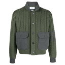 トム・ブラウン Thom Browne Sweaters メンズ ウェア トップス ニット・セーター・カーディガン DARKGREEN 2 3 4 男性 MKJ...
