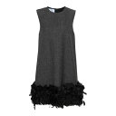 プラダ Prada Feather-detail mini dress P3L05RSOOO13XKF0480 Women ワンピース・ドレス・オールインワン ...