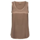 Brunello Cucinelli ブルネロ・クチネリ レディース タンクトップ・キャミソール M0C59E0600C2925 Silk top Brown L M S XL XS 【送料無料・関税込】