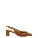 トッズ Tod's 'Cuoio T' slingback XXW63L0JE10SMXS410 Women パンプス・ハイヒール Brown 40 39 36 38 37.5 37 36.5 38.5 35.5 41 【送料無料・関税込】