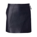 ロエベ LOEWE Leather mini skirt S359Y29L071100 Women スカート Black FR38 FR30 FR32 FR34...