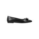 フェラガモ FERRAGAMO Flat shoes Black ウィメンズ シューズ フラットシューズ Black 4.5C 5.5C 5C 6.5C 6C ...