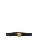 ヴェルサーチェ VERSACE 'Medusa' belt DCDD442DVTFNKVO41 Women ベルト・サスペンダー Black 100cm 70c...