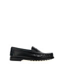 トッズ Tod's LEATHER LOAFERS ウィメンズ シューズ ローファー Black IT35.5 IT36 IT36.5 IT37 IT37.5 ...