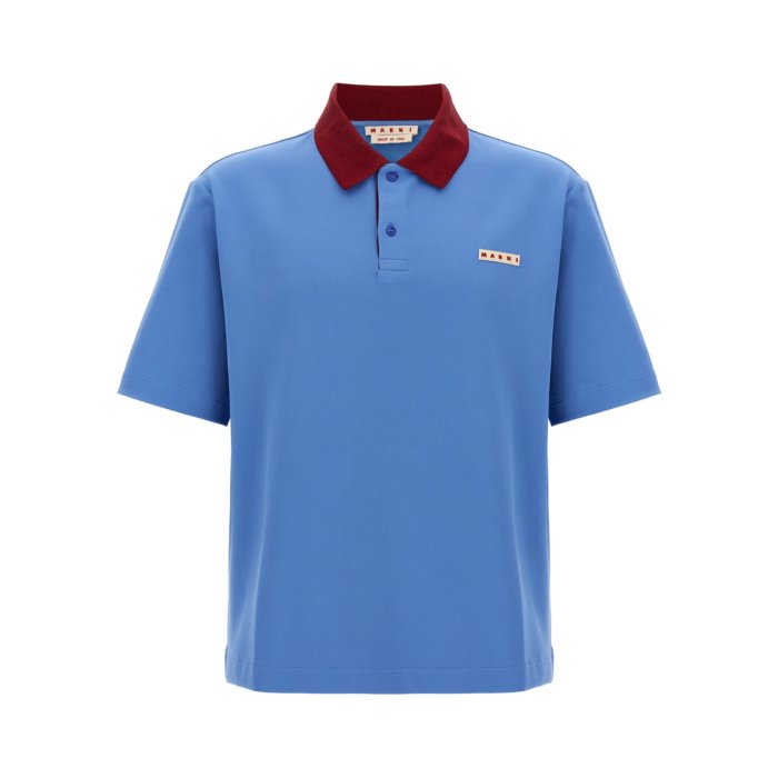 Tシャツ・カットソー MARNI FW25 Logo patch polo shirt (POMU0045LXUTC492 00B50) 楽天市場】ポロシャツ メンズ(ブランドマルニ)の通販