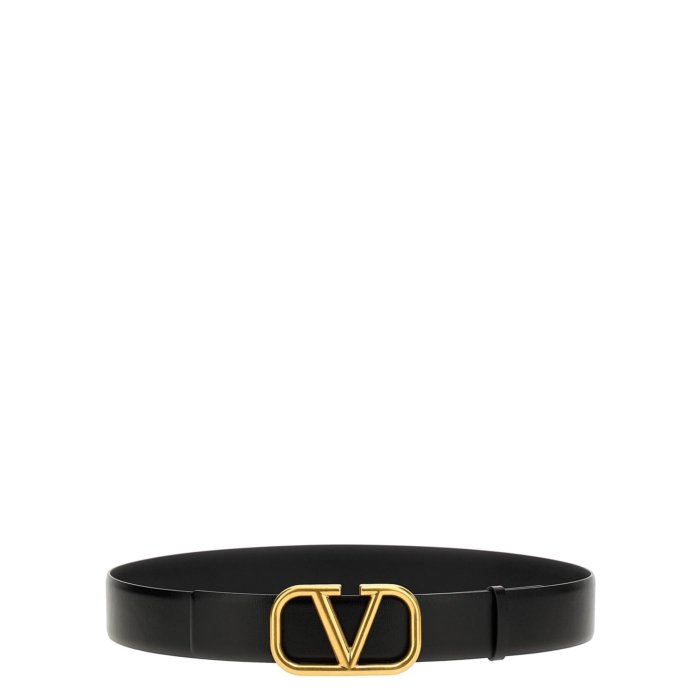 ヴァレンティノ Valentino Garavani 'VLOGO SIGNATURE' BELT メンズ アクセサリー ベルト・サスペンダー Black 100cm 105cm 110cm 85cm 90cm 95cm 男性 Y2T0Q87ECU0NO 【送料無料・関税込】