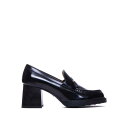 トッズ Tod's Loafers With Heel ウィメンズ シューズ ローファー Black 38 39 37 37.5 38.5 36 36.5 40...