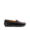 トッズ Tod's Flat shoes Black ウィメンズ シューズ ローファー Black 36 37 37.5 38 38.5 39 40 35 36...