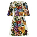 ドルチェガッバーナ Dolce & Gabbana Floral bouquet printed dress F6TZRTFSRQUHA5PC Women ワン...