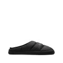 バレンシアガ Balenciaga POLYAMIDE AND FLEECE ALASKA SLIPPER 814170W11R01000 Men サンダル 1000 BLACK 40 41 42 43 44 【送料無料・関税込】
