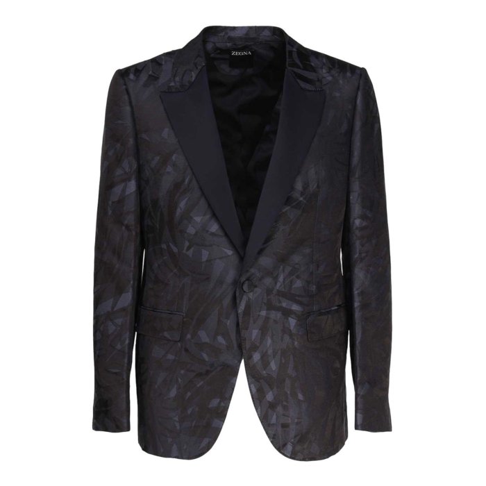ゼニア ZEGNA Linen and silk elegant jacket 516058A511DQA09 Men スーツ・ジャケット Blue 50 【送料無料・関税込】