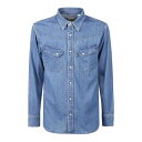 リーバイス Levi's Longhorn Shirt A61300001MED Men シャツ・ブラウス Medium Wash S XL 【送料無料・関税込】(4)