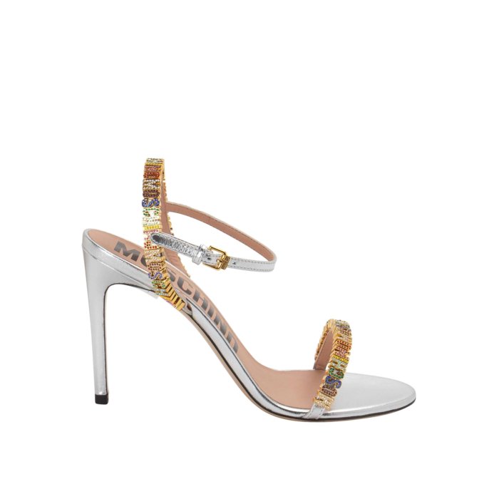 【楽天ブラックフライデー最大80%OFF+P2倍~】MOSCHINO モスキーノ レディース サンダル MA1605AC1IMCX902 Leather san...