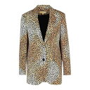 マイケル・コース MICHAEL KORS Brown Polyester Blazer MR5100CGQ0110 Women スーツ・ジャケット Brown...