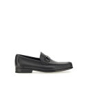 フェラガモ FERRAGAMO Moccasin Ornament Gancini 643E14 Men ローファー Black 9.5 8 9 7.5 6 7 8.5 【送料無料・関税込】