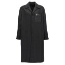 FENDI フェンディ メンズ コート・ダウン FF0822APOAF0UU0 Single-breasted cashmere coat Gray IT48 ...