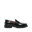 トッズ Tod's Flat shoes Black ウィメンズ シューズ ローファー Black 36 37 37.5 38 38.5 39 40 41 女性...