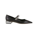 ジミー チュウ JIMMY CHOO BING PUMP FLAT J000176239000071 Women パンプス・ハイヒール 000071 BLACK SILVER 35 36 37.5 38 39 40 41 【送料無料・関税込】