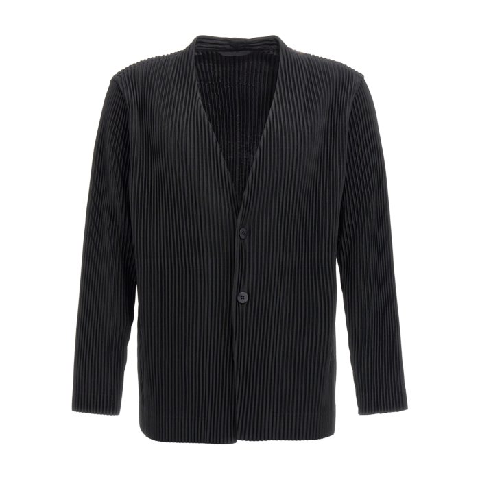 オムプリッセ イッセイ ミヤケ HOMME PLISS? ISSEY MIYAKE 'Tailored Pleats 1' blazer HP48JD15115 Men スーツ・ジャケット Black 3 4 2 【送料無料・関税込】