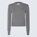 アミパリス AMI Paris Sweaters Grey ウィメンズ ウェア トップス ニット・セーター・カーディガン Grey L M S XS 女性 FK...