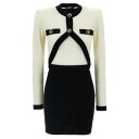 バルマン Balmain 'Filo Leone Catena' dress EF1R9259KH91GAU Women ワンピース・ドレス・オールインワン W...