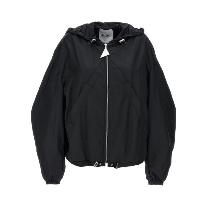 ジ・アティコ THE ATTICO Hooded bomber jacket 250WCB00076100 Women カジュアルジャケット・ベスト Black IT36 IT38 IT40 36 38 40 【送料無料・関税込】