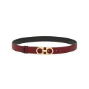 FERRAGAMO フェラガモ レディース ベルト・サスペンダー 23A5650780393BORGOGNANERO HAMMERED LEATHER REVE...
