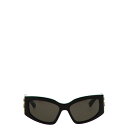 【楽天お買い物マラソン 最大75%OFF+最大P4倍】Balenciaga バレンシアガ レディース サングラス・アイウェア 773492T00391000 'Bossy Cat' sunglasses Black onesize 【送料無料・関税込】(4)