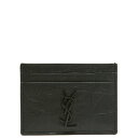 サンローラン Saint Laurent 'Cassandre' card holder 485631C9H0U1000 Men 財布・カードケース Black...