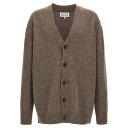 メゾン マルジェラ Maison Margiela WOOL CARDIGAN メンズ ウェア トップス ニット・セーター・カーディガン Beige Brown...