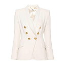 エリザベッタ フランキ Elisabetta Franchi Jacket GI09346E2193 Women スーツ・ジャケット Cream 44 【送料無...